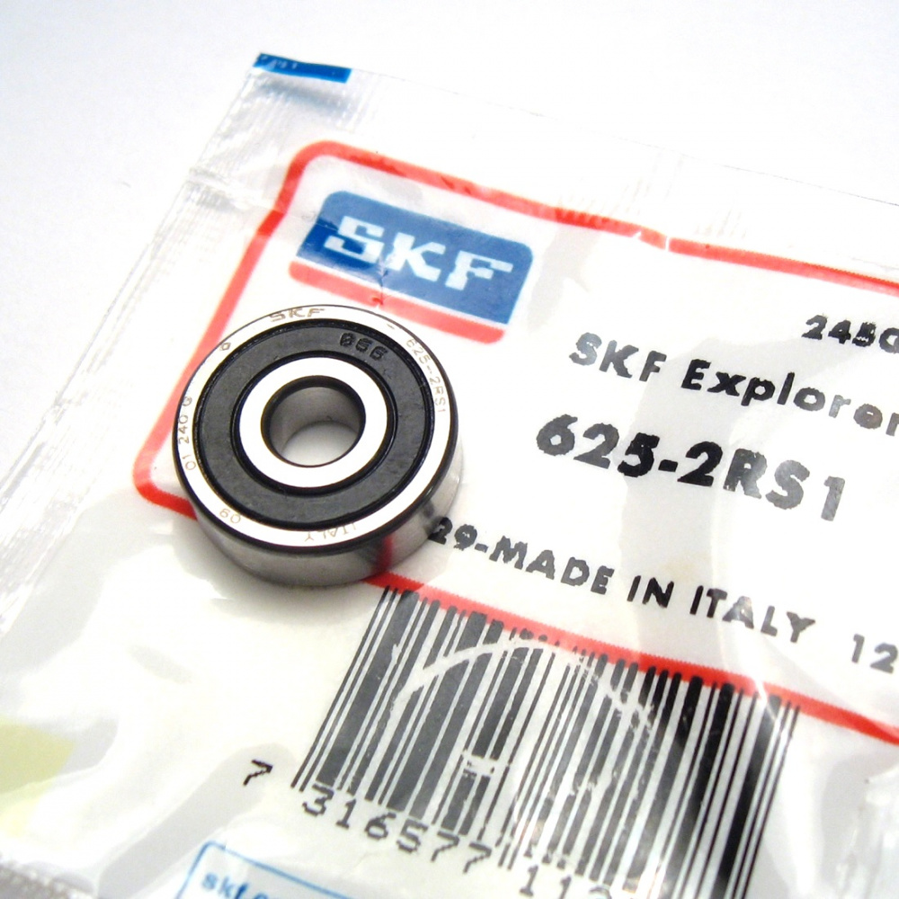 HCH 625-2RS C3 Premium Rubber Seal Ball Bearings - ABEC-3, 5x16x5mm, 2-Pack